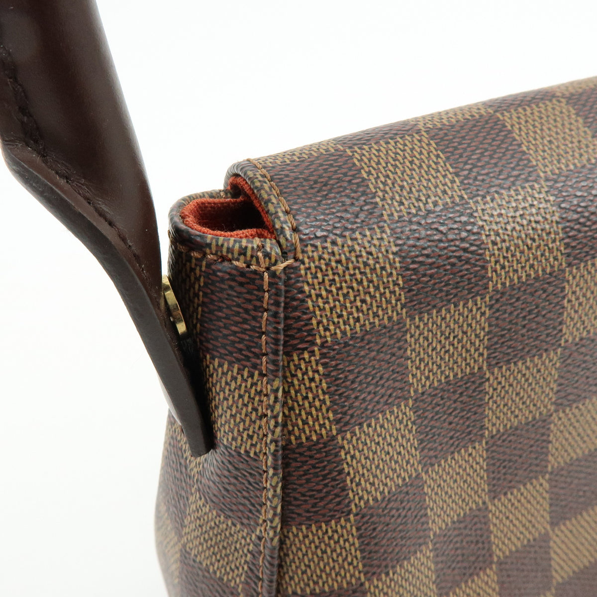 Louis Vuitton Damier Ebene Mini Looping Shoulder Bag Brown N51158