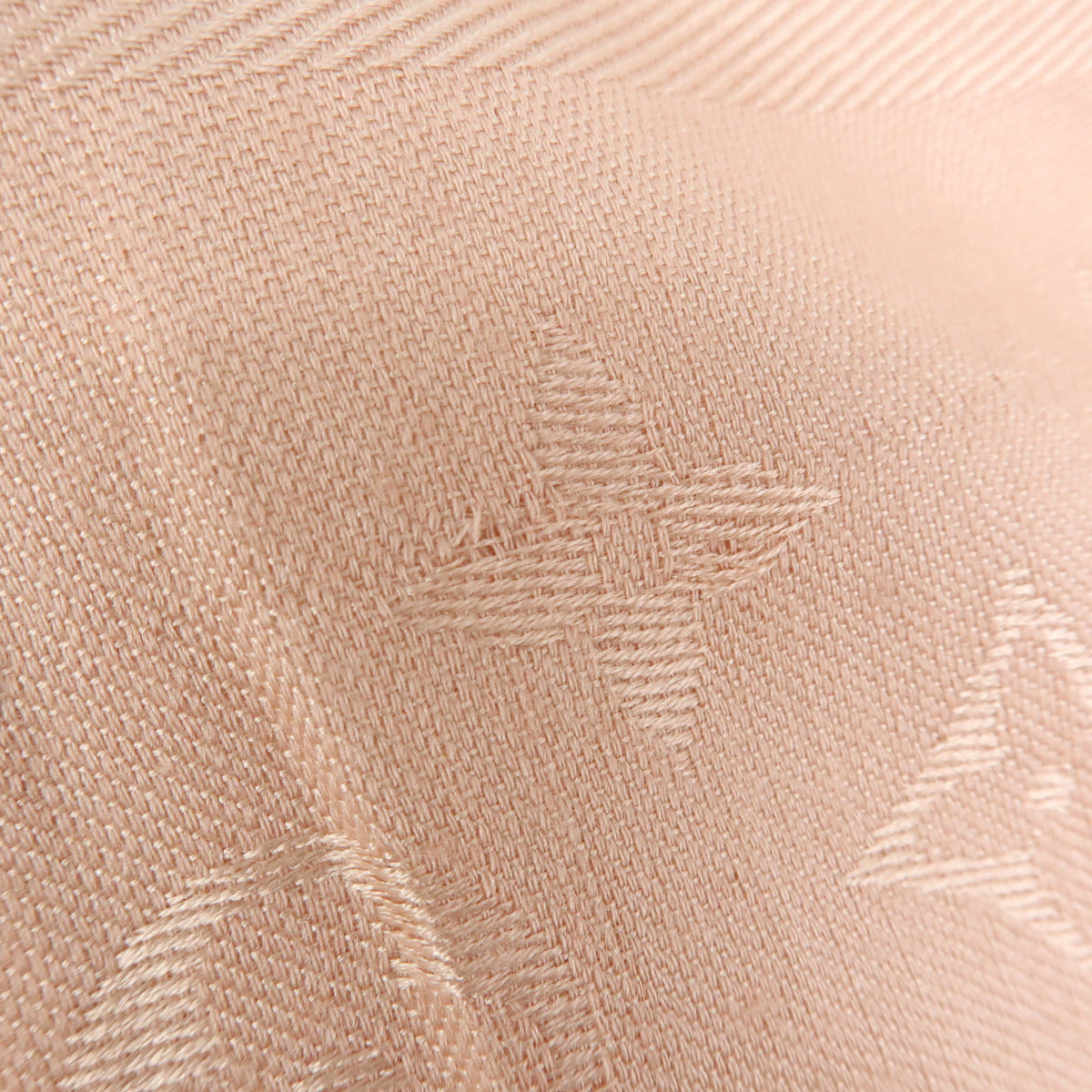 Louis Vuitton Monogram Silk Wool Shawl Scarf Rose Pink M72046