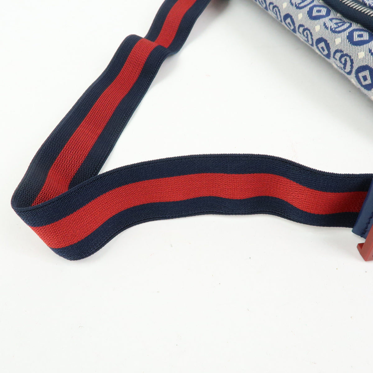 GUCCI Children's Canvas Leather Body Bag Waist Bag Blue 502095