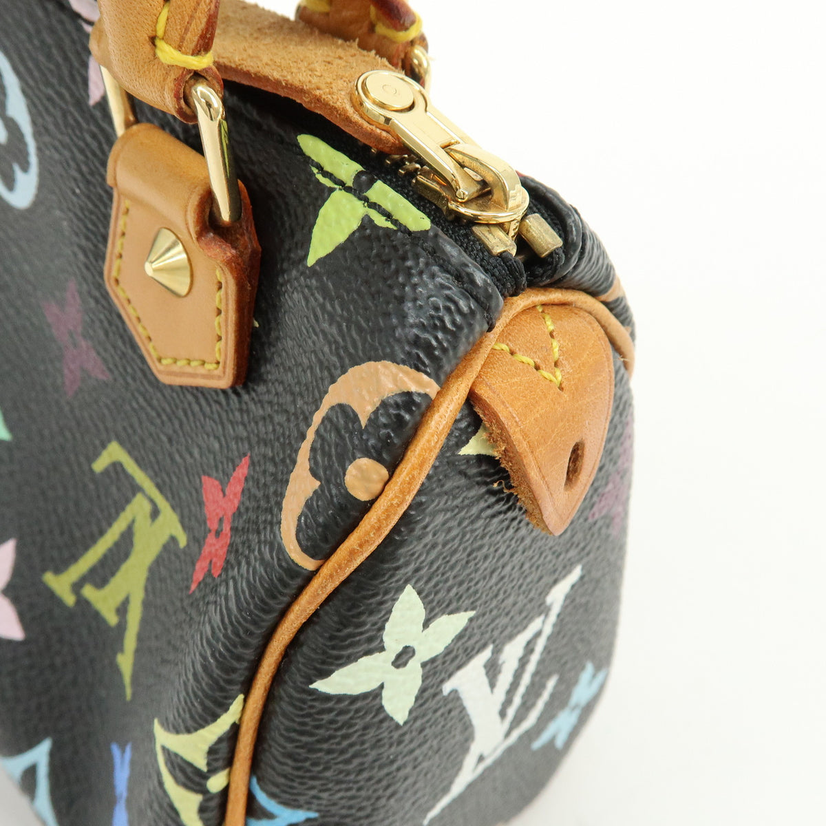 Louis Vuitton Monogram Multicolor Mini Speedy Mini Bag Noir M92644