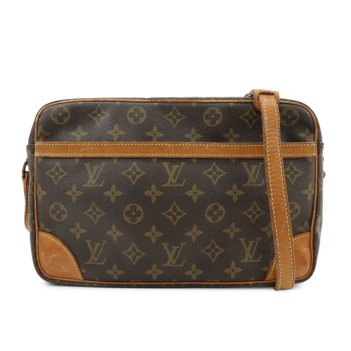 Louis Vuitton Monogram Trocadero 27 Shoulder Crossbody Bag Brown M51274
