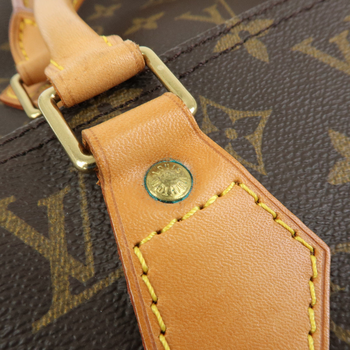 Louis Vuitton Monogram Speedy 40 Hand Bag Boston Bag Brown M41522