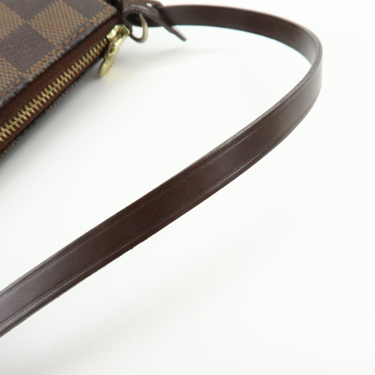 Louis Vuitton Damier Ebene Pochette Accessoires Hand Bag Brown N51985