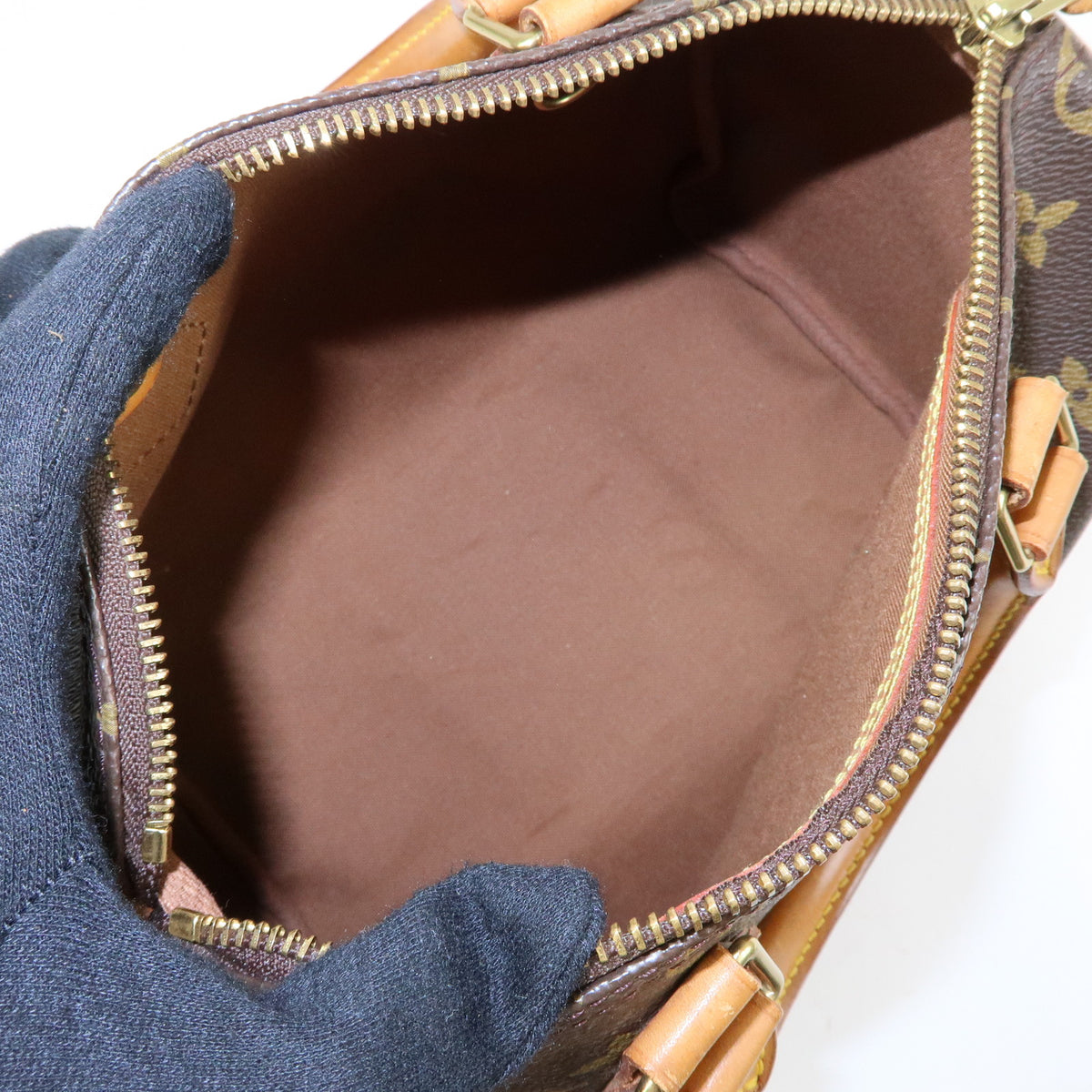 Louis Vuitton Monogram Speedy 25 Boston Bag Hand Bag Brown M41528