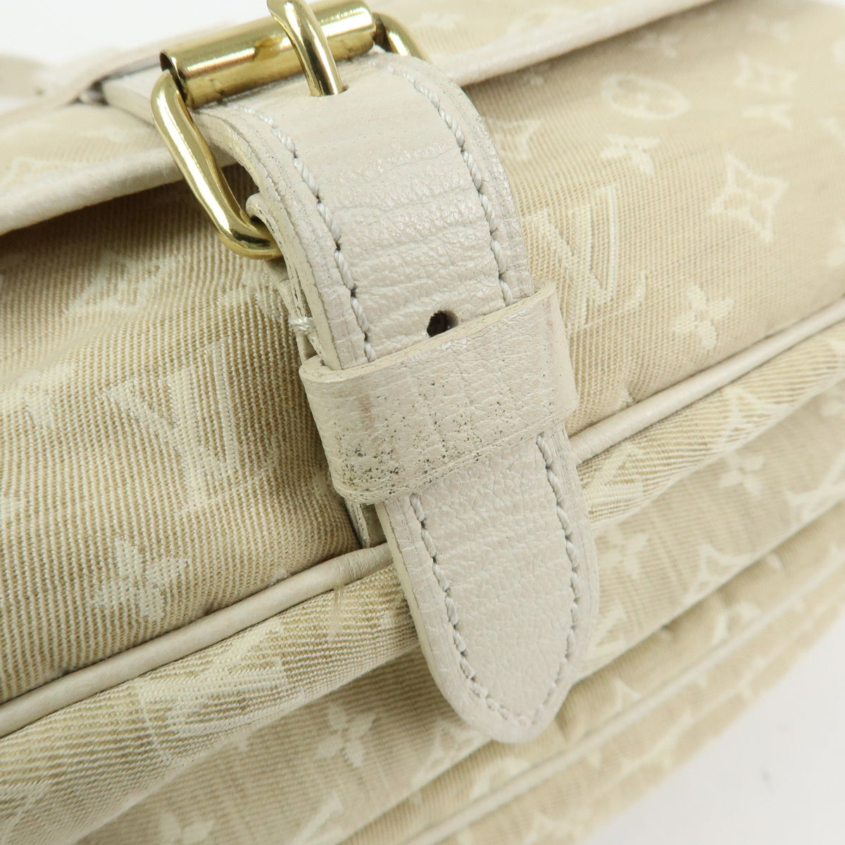 Louis Vuitton Monogram Mini Lin Saumur 30 Shoulder Bag Dune M95314