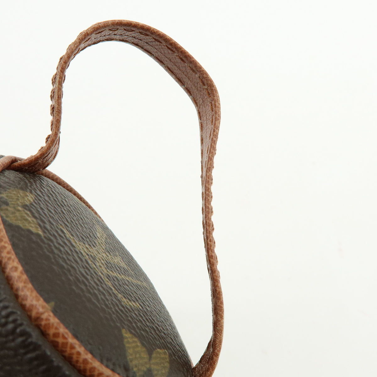 Louis Vuitton Monogram Trousse Ronde Pen Case Pouch Brown M47630