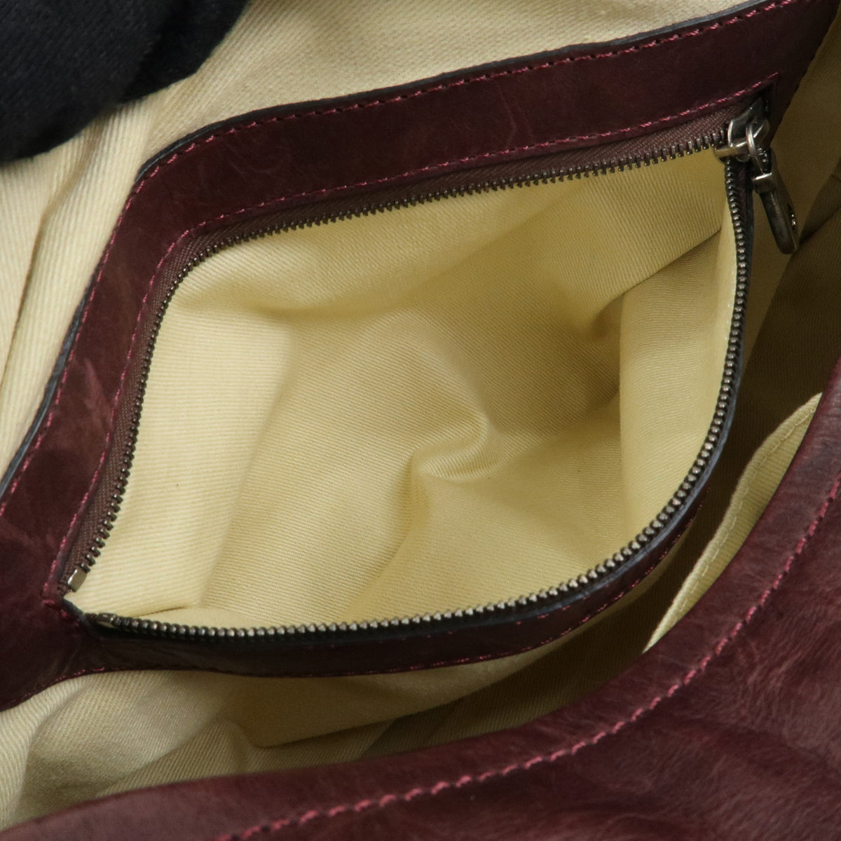 Chloe Silverado Leather Boston Bag Shoulder Hand Bag Brown
