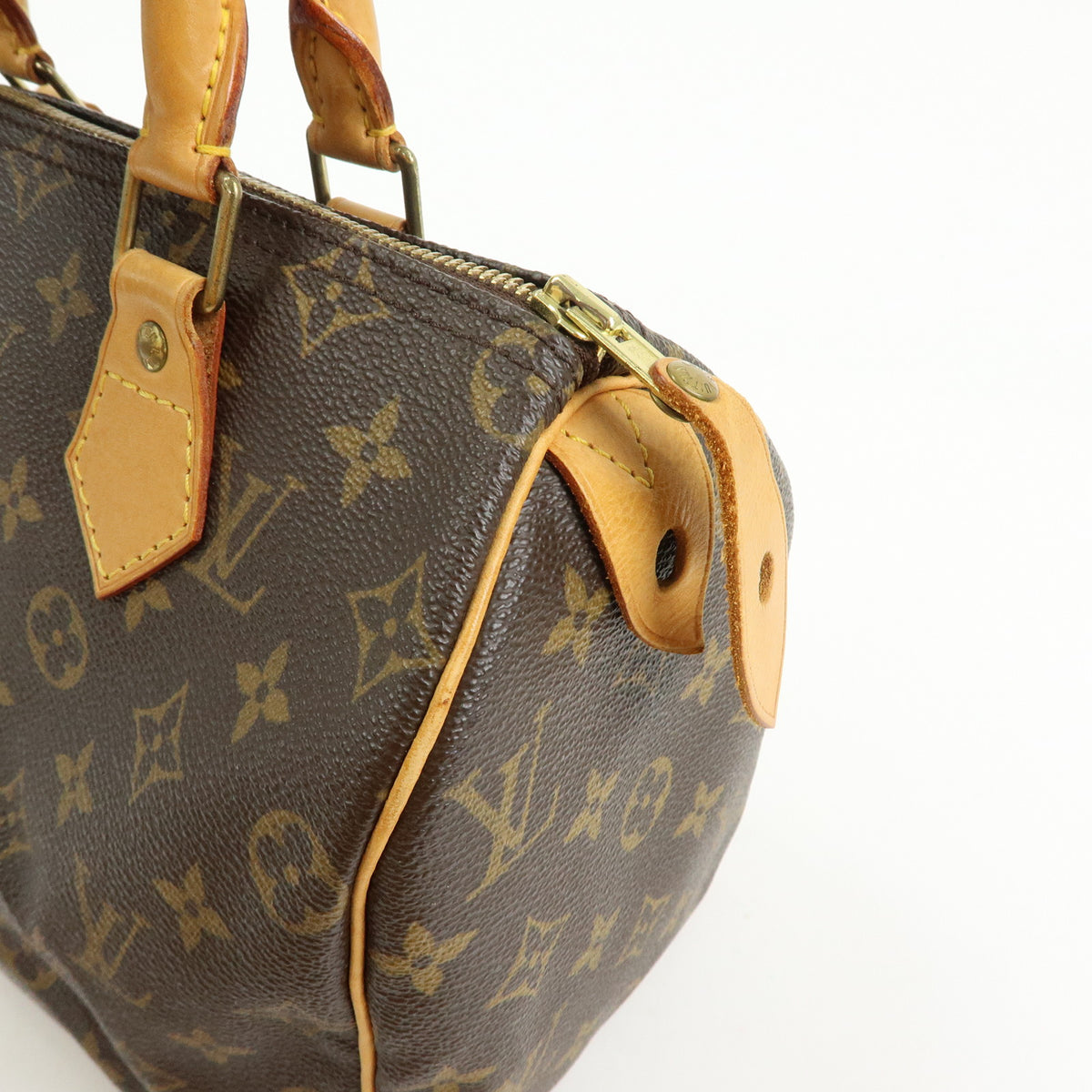 Louis Vuitton Monogram Speedy 25 Boston Bag Hand Bag Brown M41528