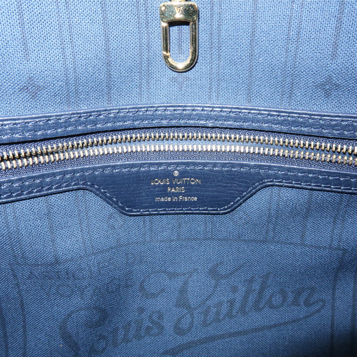 Louis Vuitton Monogram Idylle Neverfull MM Tote Bag Encre M40514