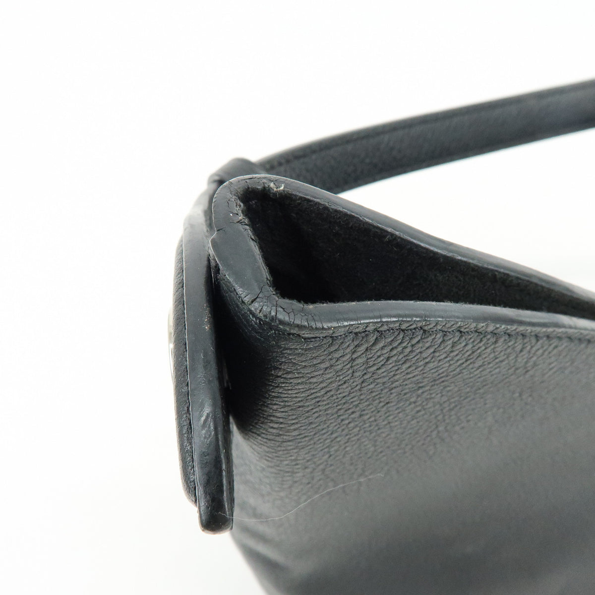 Louis Vuitton Lockme Hobo Leather Shoulder Bag Hand Bag Noir M52776