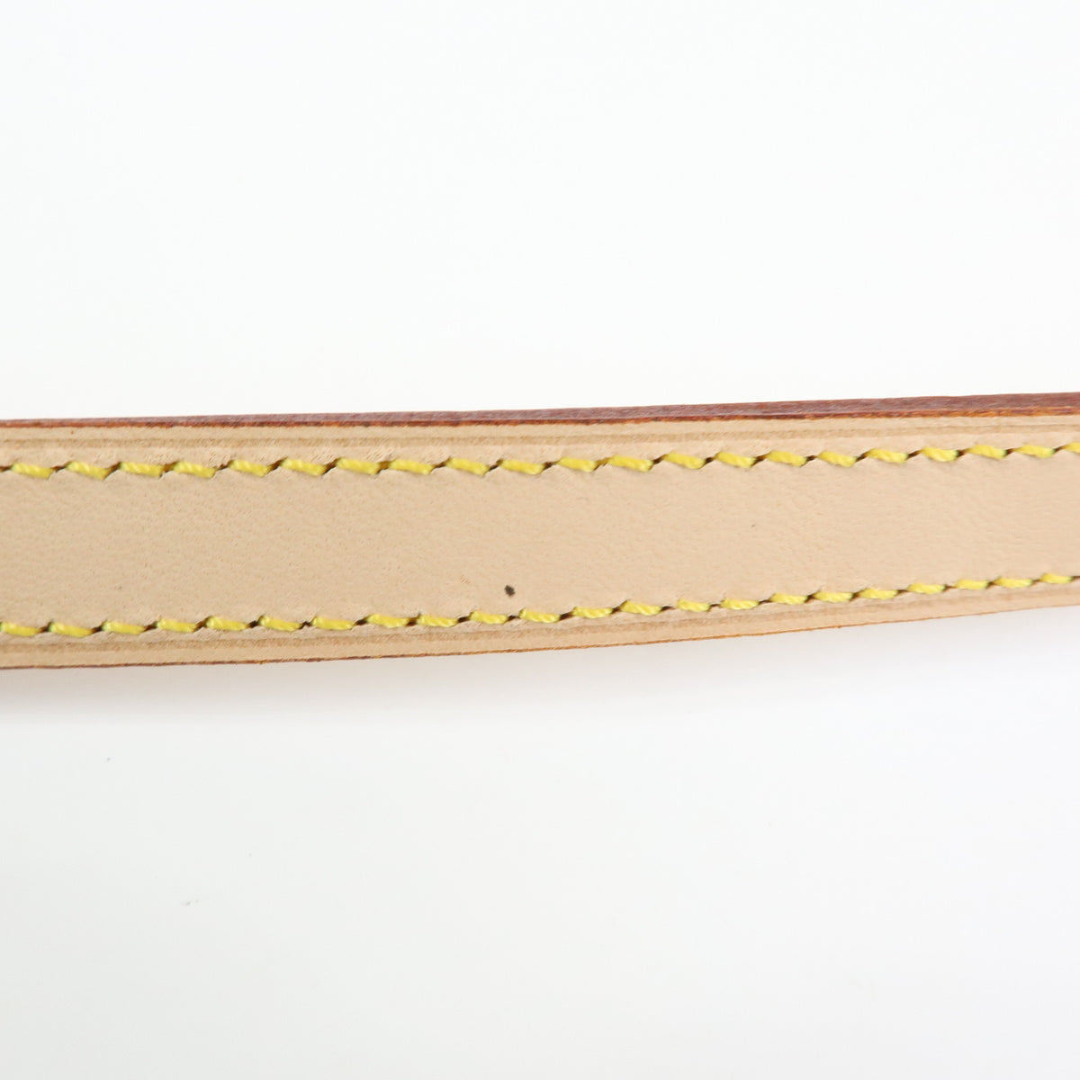 Louis Vuitton Leather Shoulder Strap 120cm 1.6cm Natrual J00144