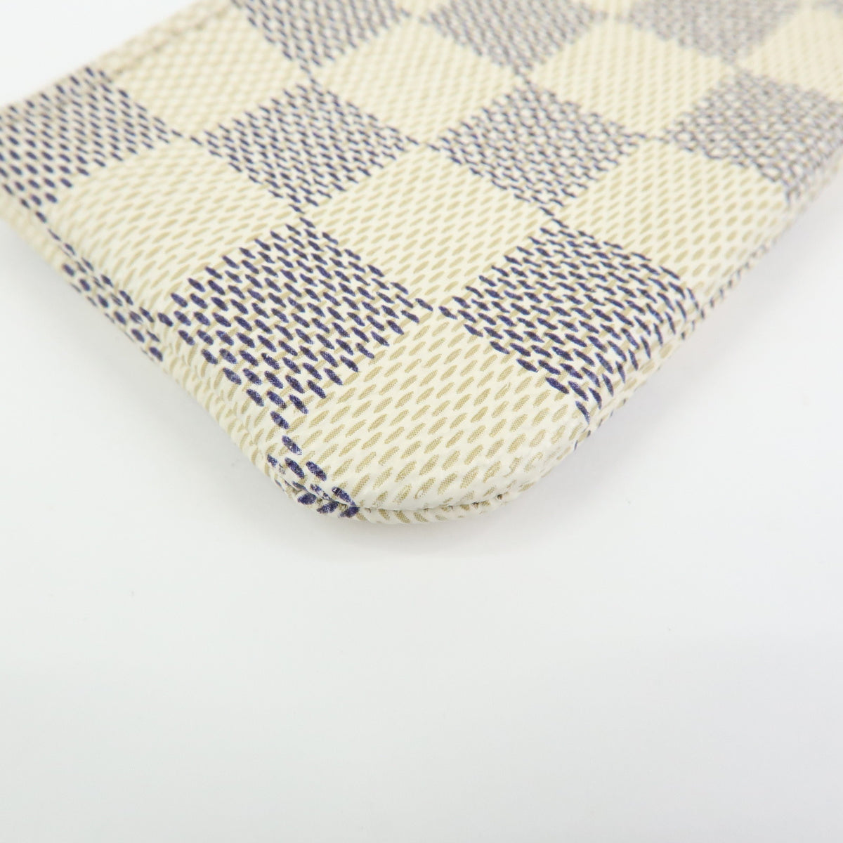 Louis Vuitton Damier Azur Pochette Cles Coin Case Key Case N62659