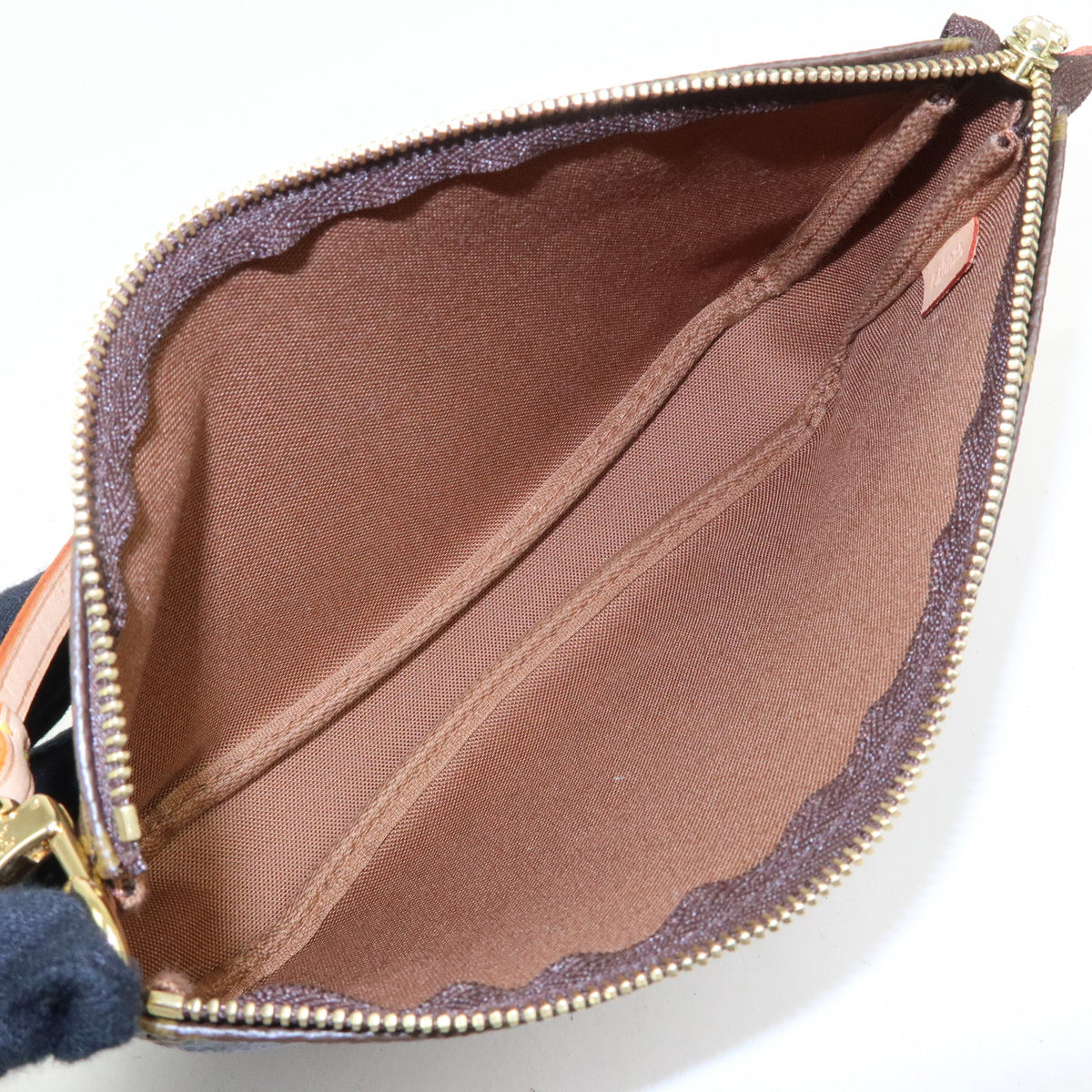 Louis Vuitton Monogram Pochette Accessoires Pouch Hand Bag Brown M51980