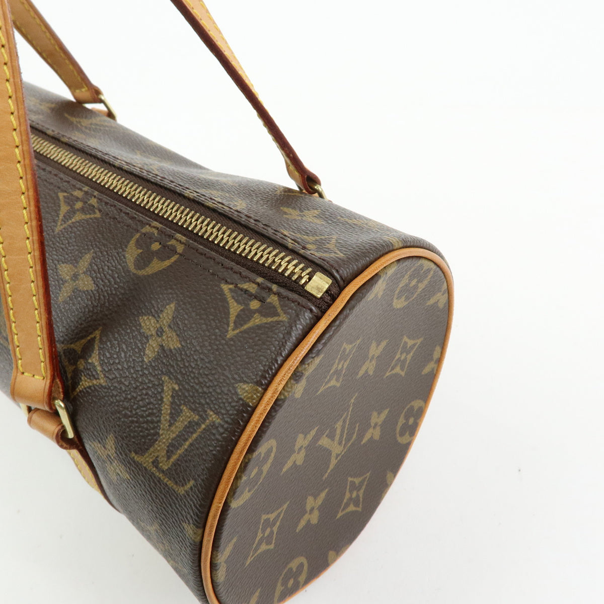 Louis Vuitton Monogram Papillon 26 Hand Bag Brown M51386