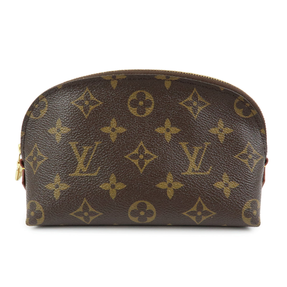 Louis Vuitton Monogram Pochette Cosmetic PM Pouch Brown M47515