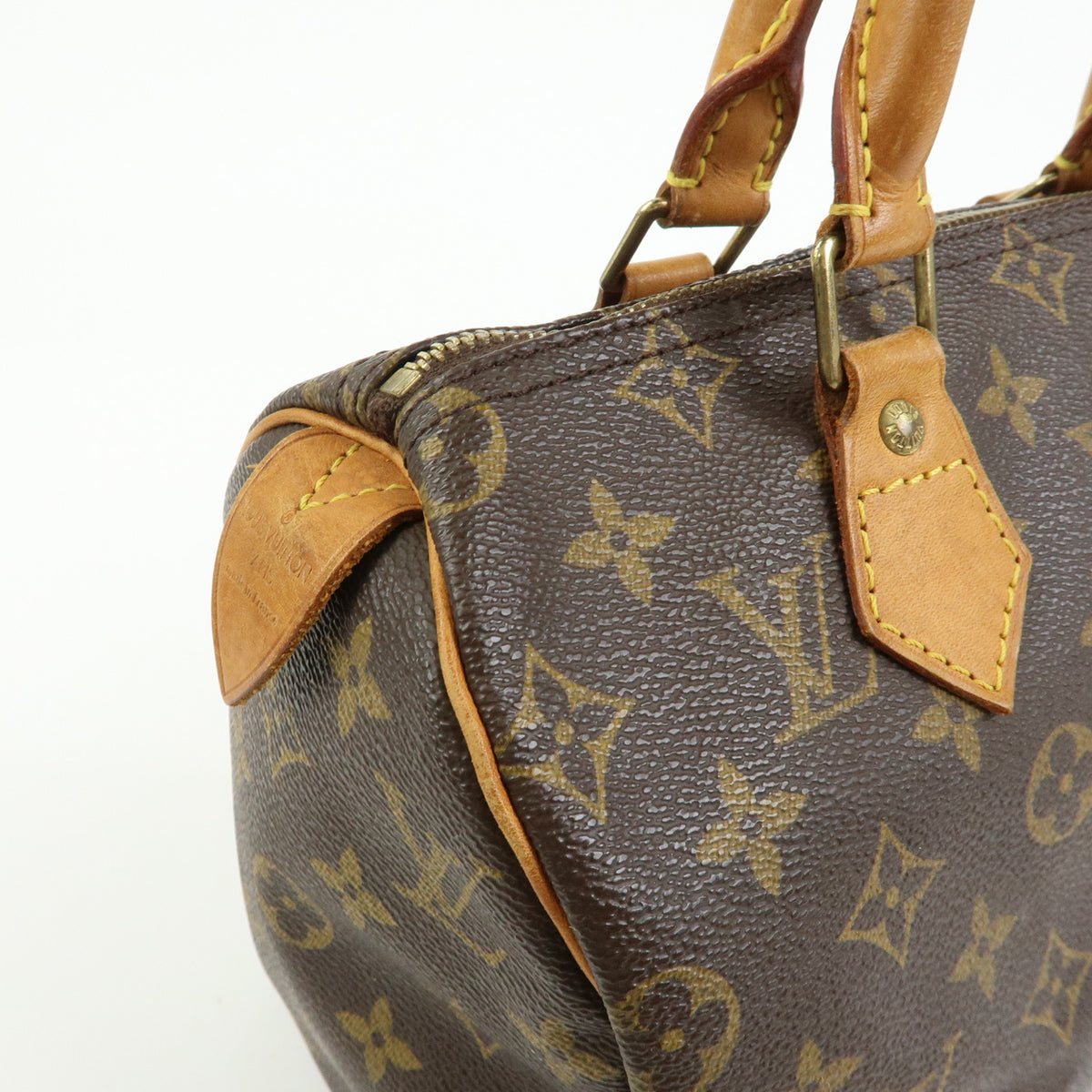 Louis Vuitton Monogram Speedy 25 Boston Bag Hand Bag Brown M41528