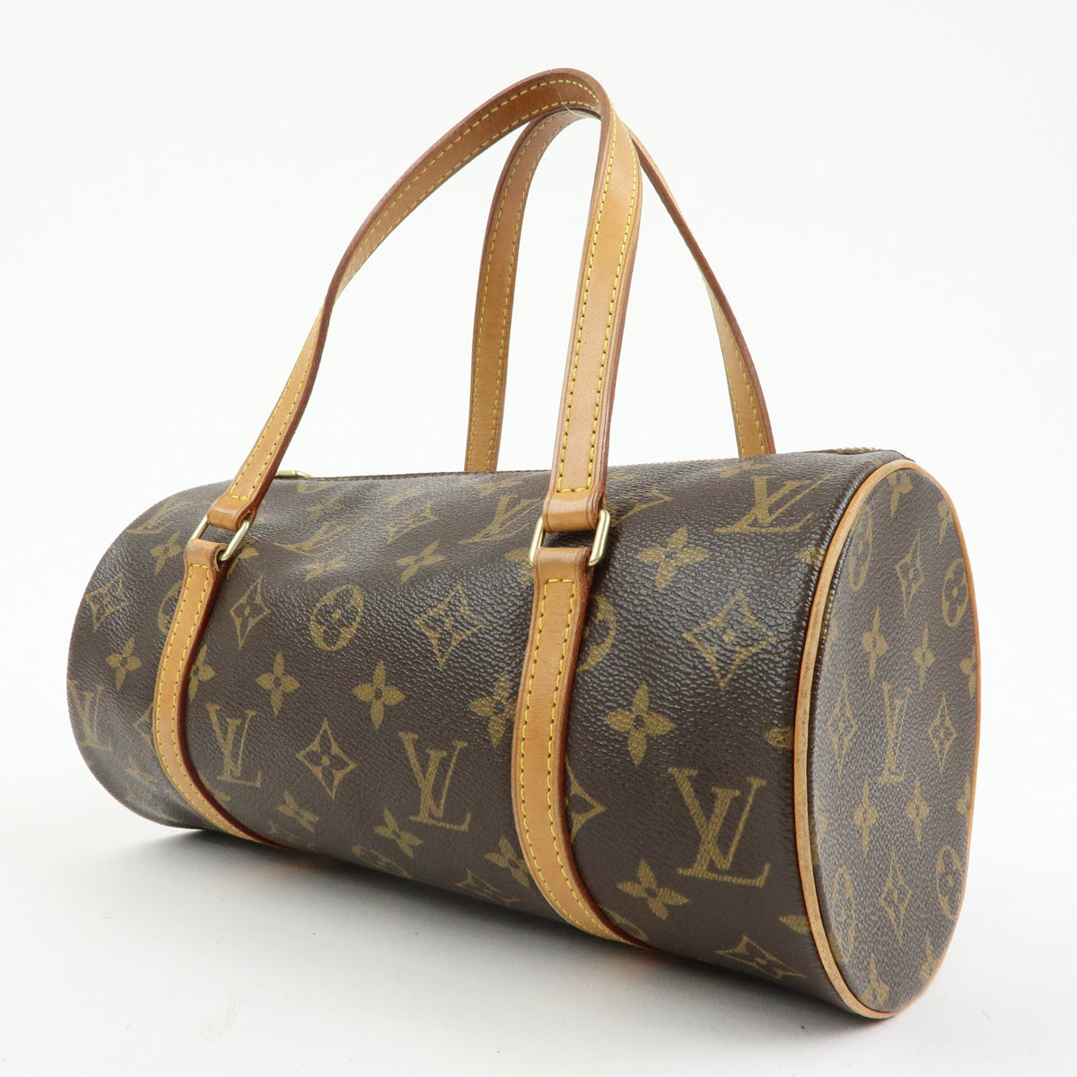 Louis Vuitton Monogram Papillon 26 Hand Bag Brown M51386
