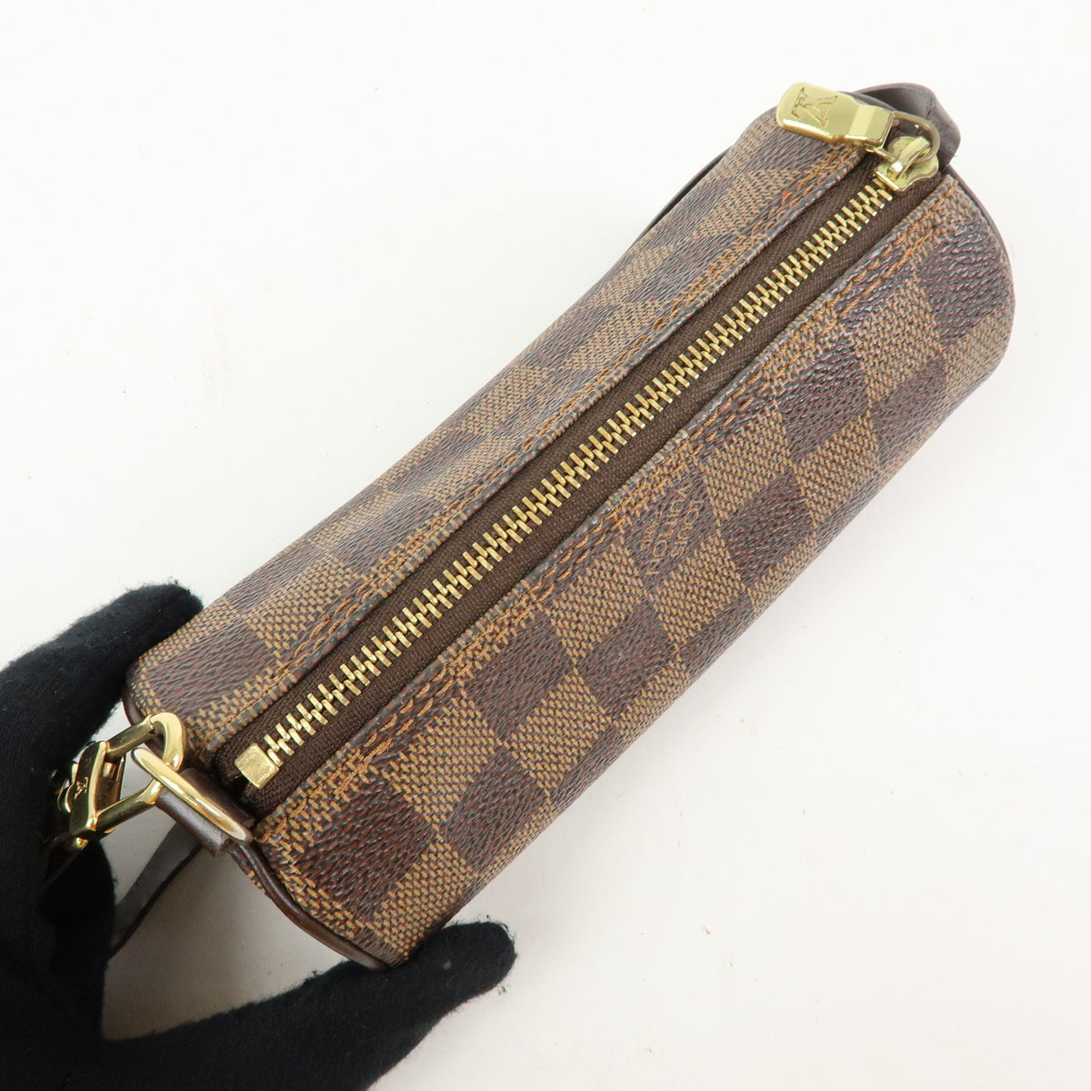 Louis Vuitton Damier Mini Pouch for Papillon Bag Brown