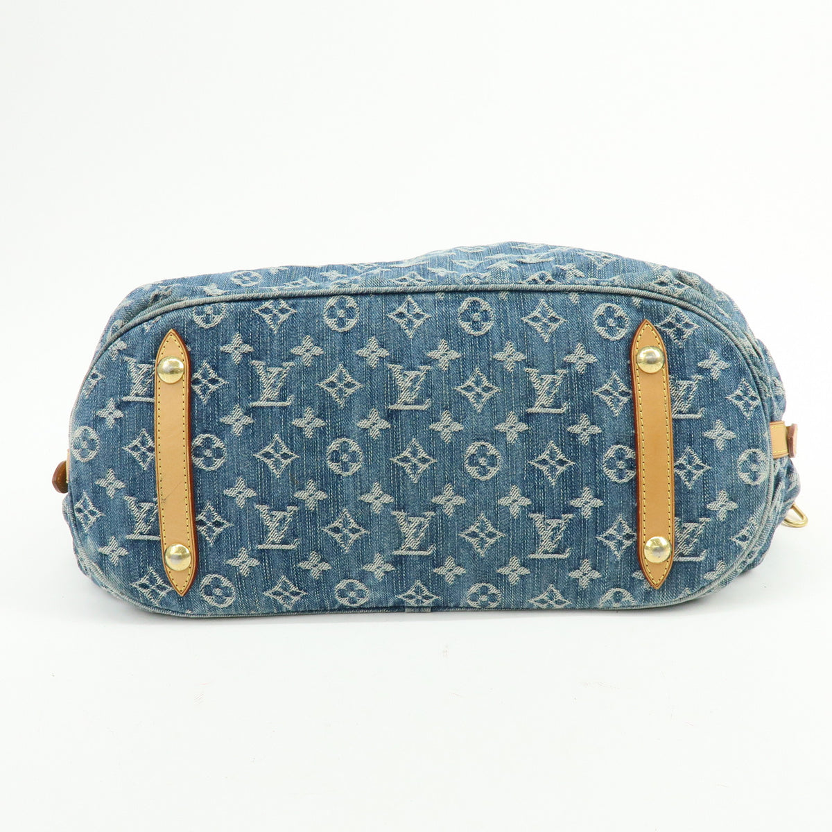 Louis Vuitton Monogram Denim XL Shoulder Bag Tote Bag Blue M95515