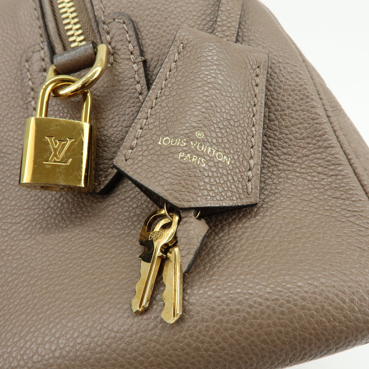 Louis Vuitton Monogram Empreinte Speedy Bandouliere 25 Hand Bag M44068