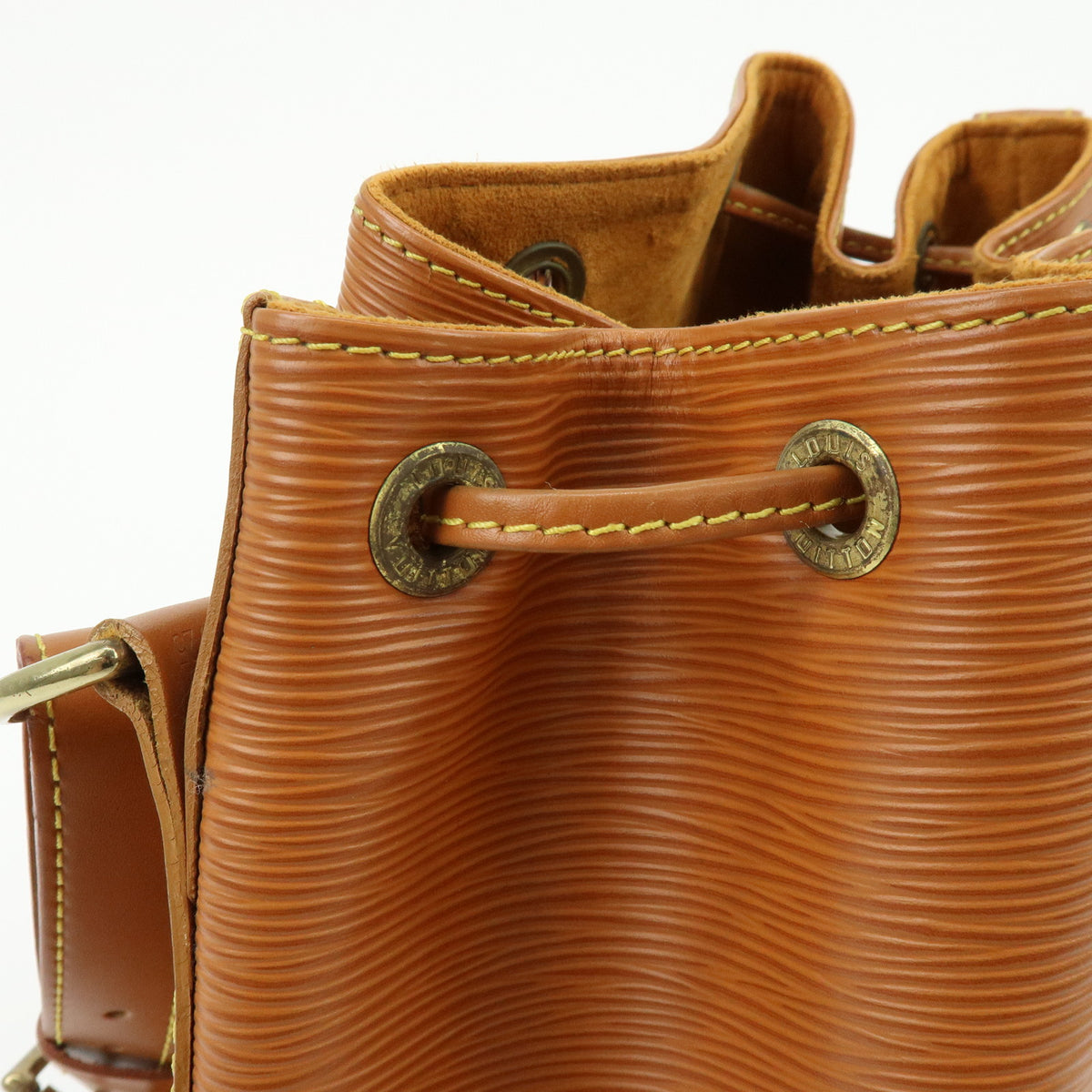 Louis Vuitton Epi Leather Petit Noe Shoulder Bag Zipang Gold M44108