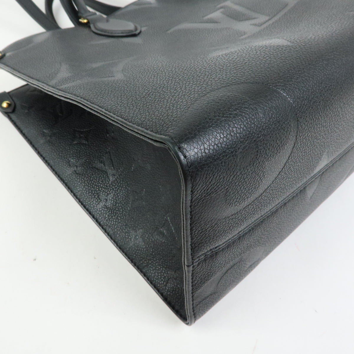 Louis Vuitton Monogram Empreinte On The Go MM 2Way Tote Bag Noir M45595