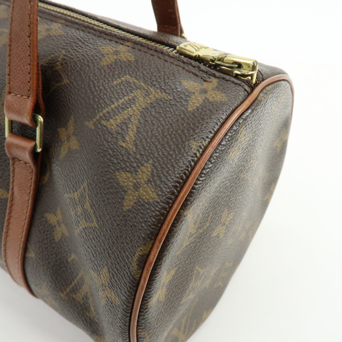 Louis Vuitton Monogram Papillon 30 Hand Bag Brown M51365