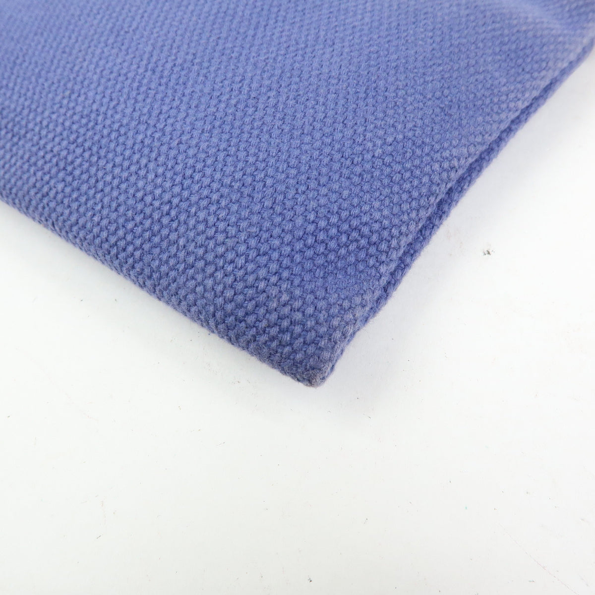 Louis Vuitton Antigua Canvas Leather Pochette Plate Pouch Blue M40070