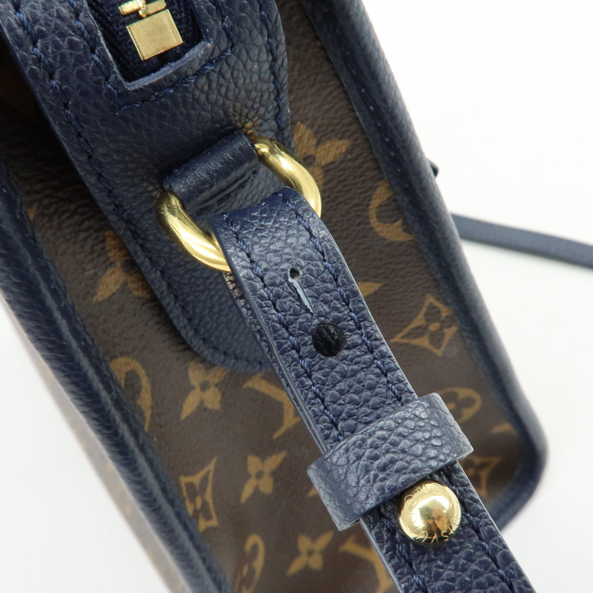 Louis Vuitton Monogram Popincourt PM 2Way Hand Bag Brown Marine M43434