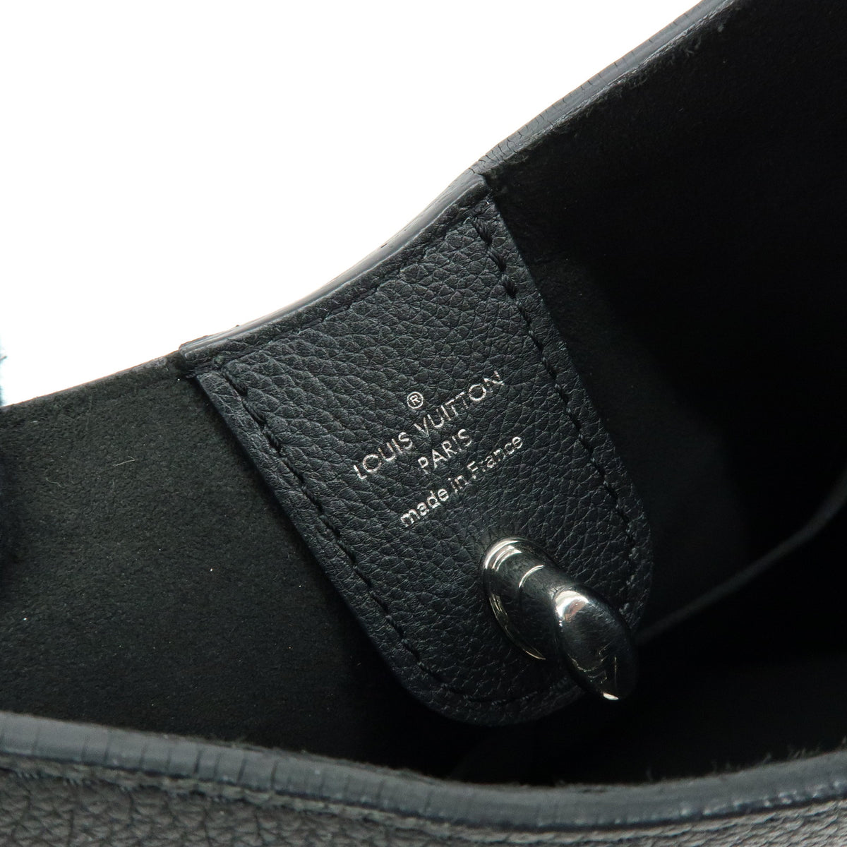 Louis Vuitton Lockme Hobo Leather Shoulder Bag Hand Bag Noir M52776