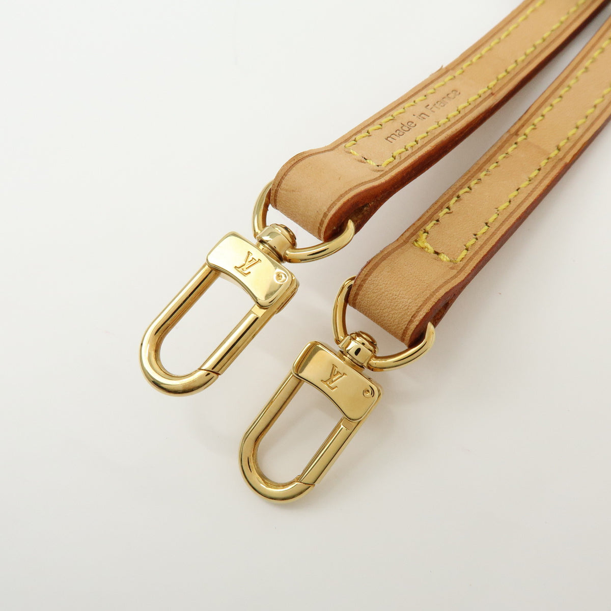 Louis Vuitton Nume Leather Shoulder Strap 120cm Natural J00145