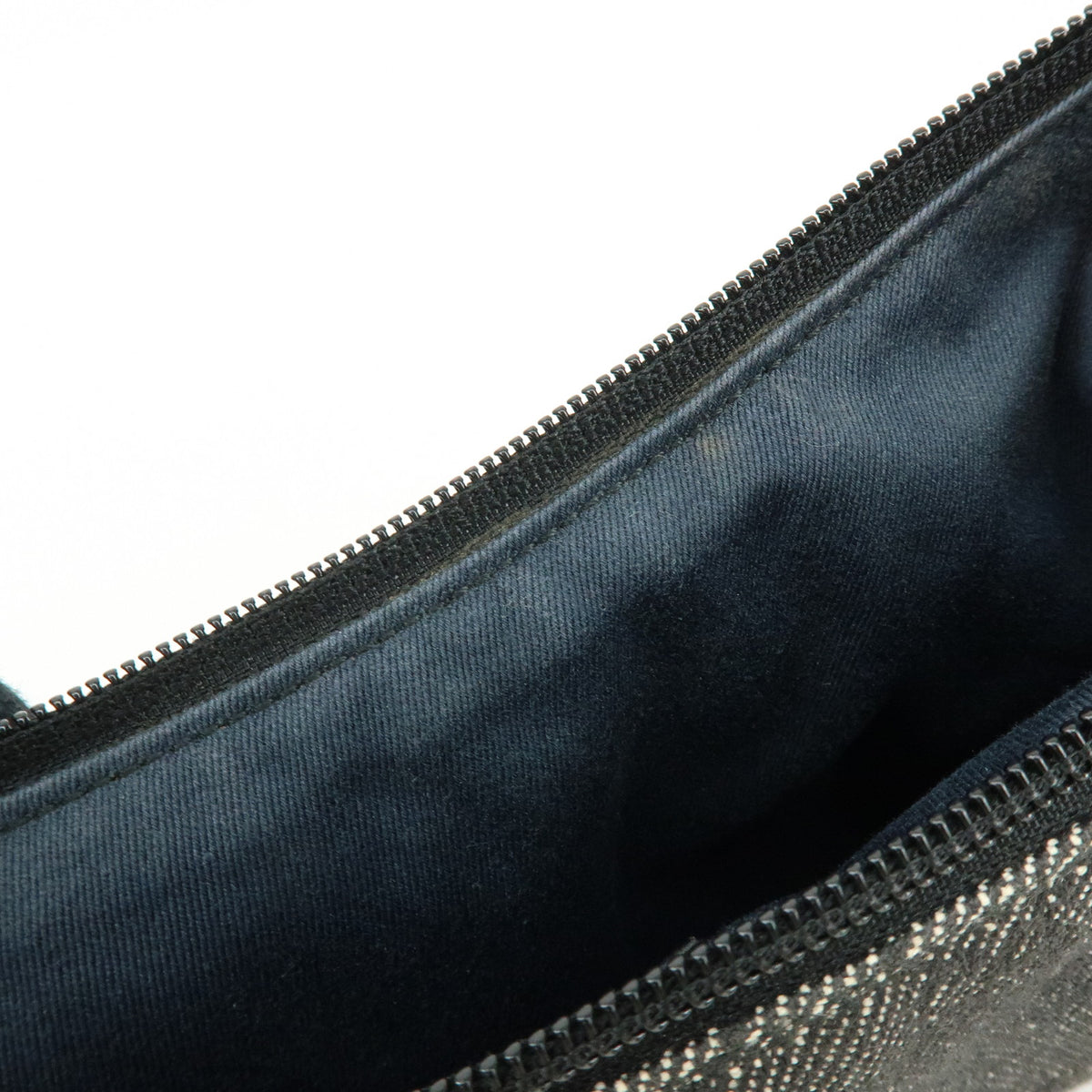 GUCCI GG Denim Leather Hand Bag Shoulder Bag Black 32160