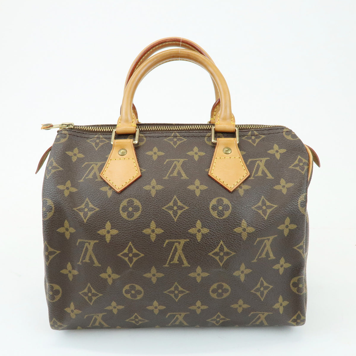 Louis Vuitton Monogram Speedy 25 Boston Bag Hand Bag Brown M41528