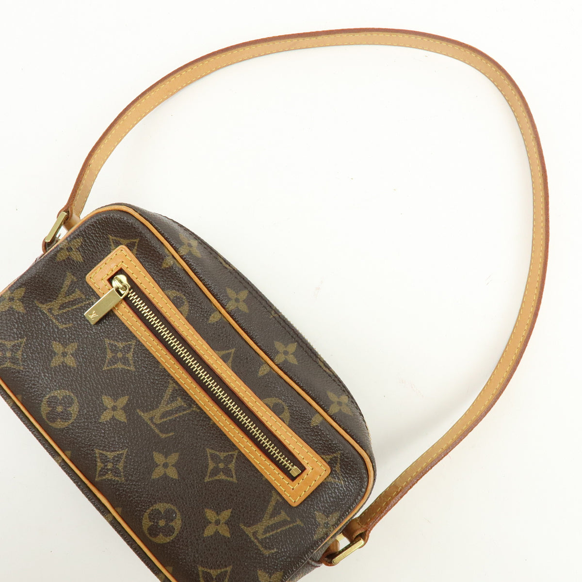 Louis Vuitton Monogram Pochette Cite Shoulder Bag Brown M51183