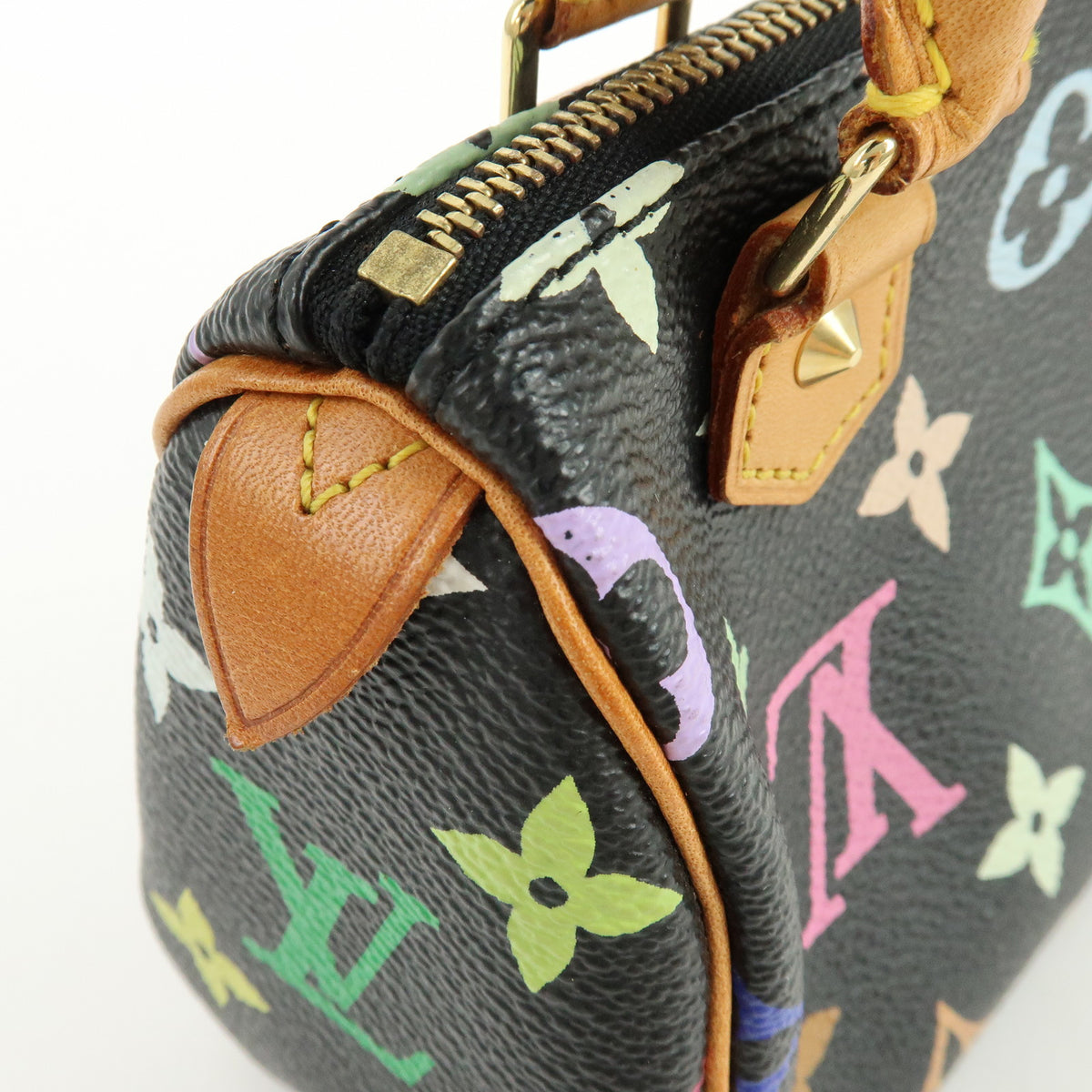 Louis Vuitton Monogram Multicolor Mini Speedy Mini Bag Noir M92644