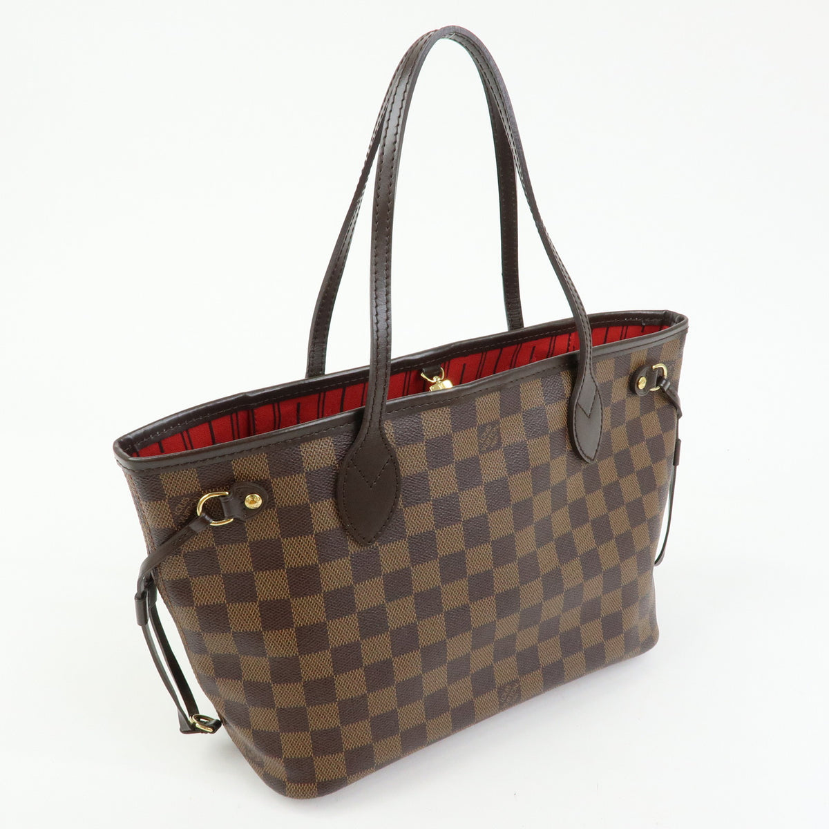 Louis Vuitton Damier Neverfull PM Tote Bag Shoulder Bag Ebene N51109
