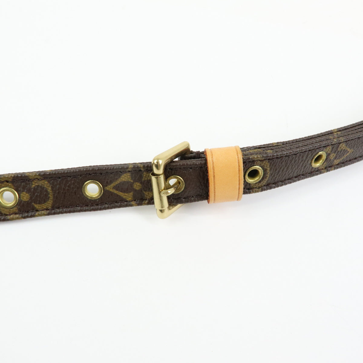 Louis Vuitton Monogram Adjustable Shoulder Strap Brown 120cm J52315