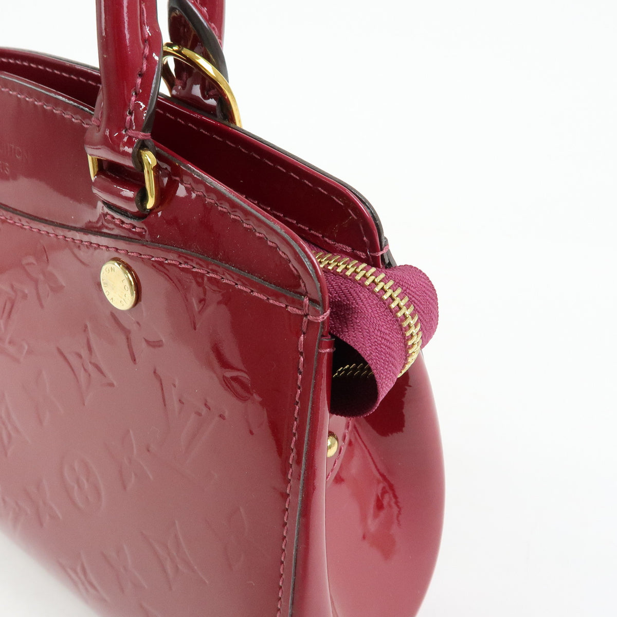 Louis Vuitton Monogram Vernis Brea PM 2Way Bag Hand Bag Magenta M50810