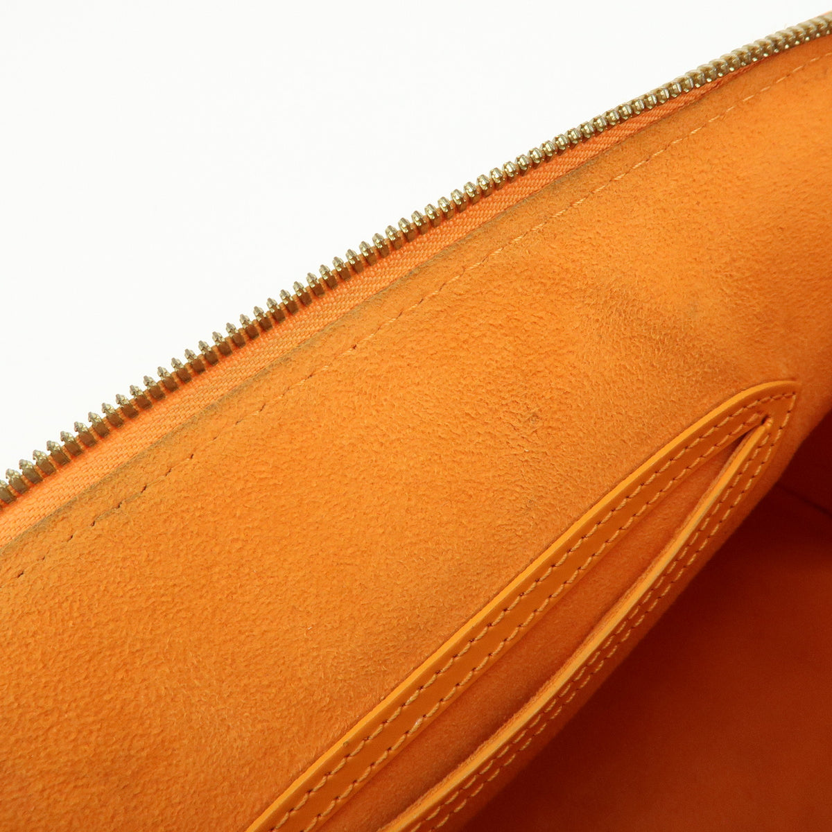 Louis Vuitton Epi Leather Alma PM Hand Bag Mandarin Orange M5124H