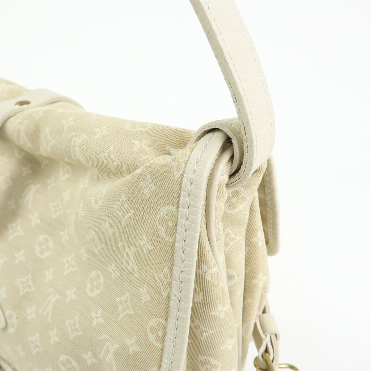 Louis Vuitton Monogram Mini Lin Saumur 30 Shoulder Bag Dune M95314