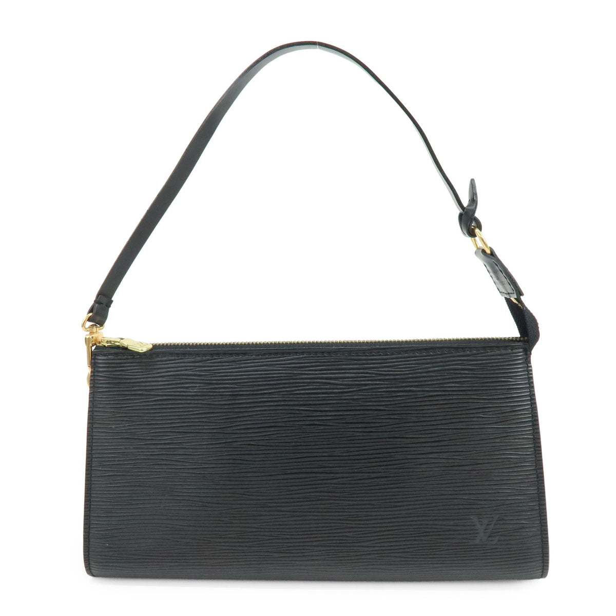 Louis Vuitton Epi Pochette Accessoires Leather Clutch Bag Noir M52942