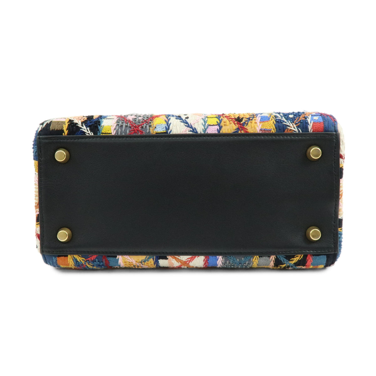 Christian Dior Lady Dior Cannage Beaded Embroidery 2Way Bag Multicolor