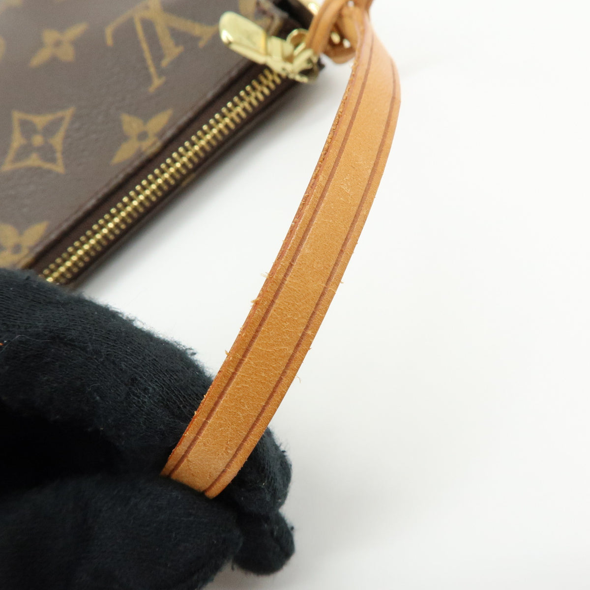 Louis Vuitton Monogram Pochette Accessoires Pouch Hand Bag M51980