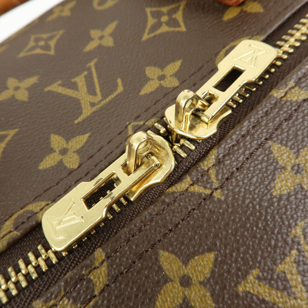 Louis Vuitton Monogram Keep All 55 Boston Bag Brown M41424