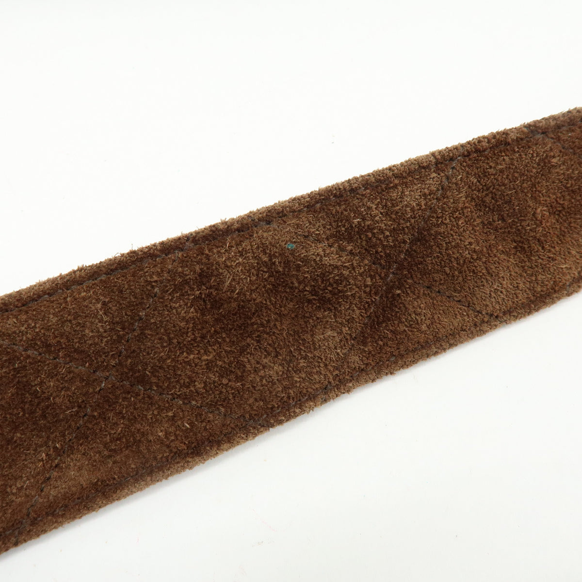 CHANEL Matelasse Suede Leather Shoulder Bag Crossbody Bag Brown