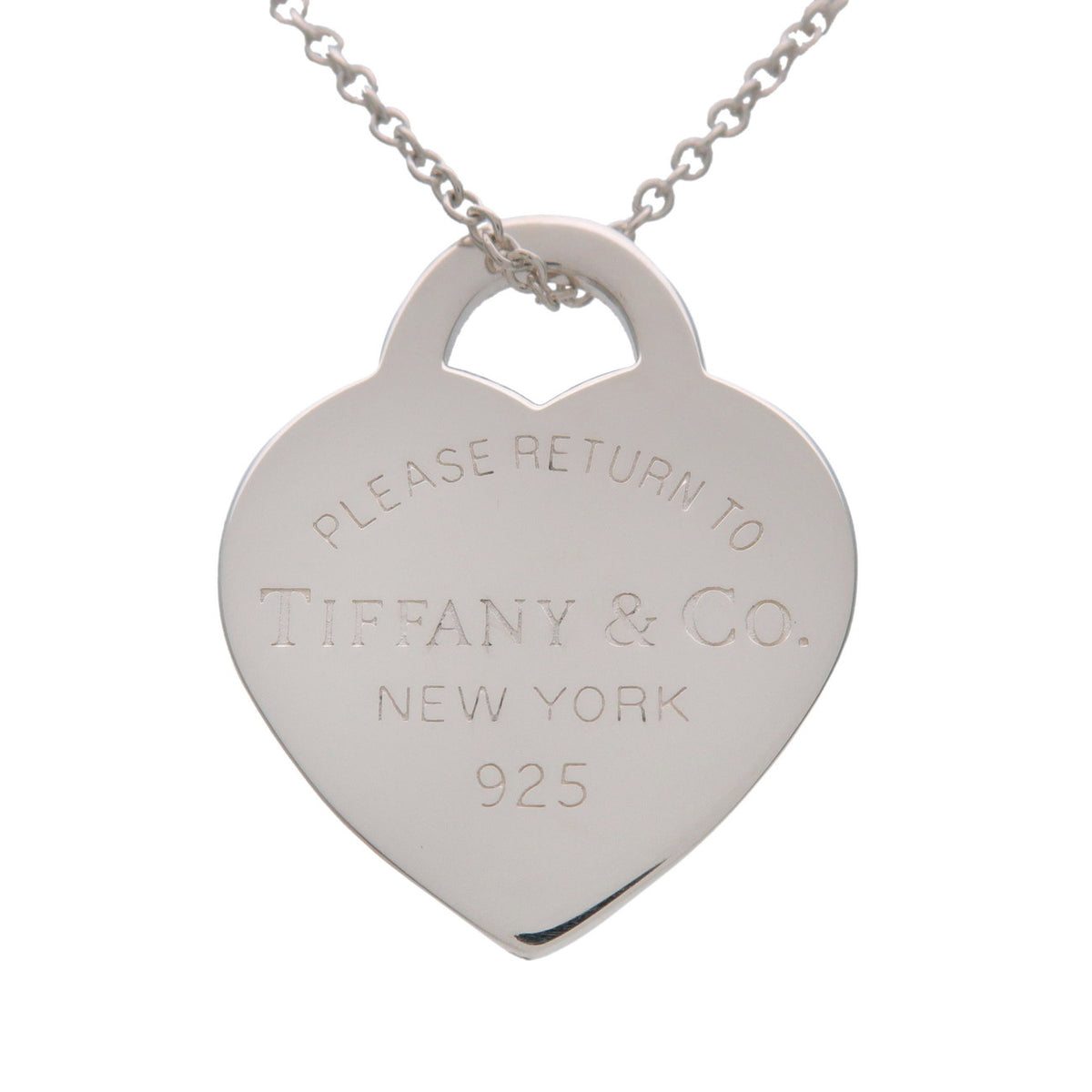 Tiffany & Co Return to Tiffany Heart Tag Small Necklace SV925 Silver