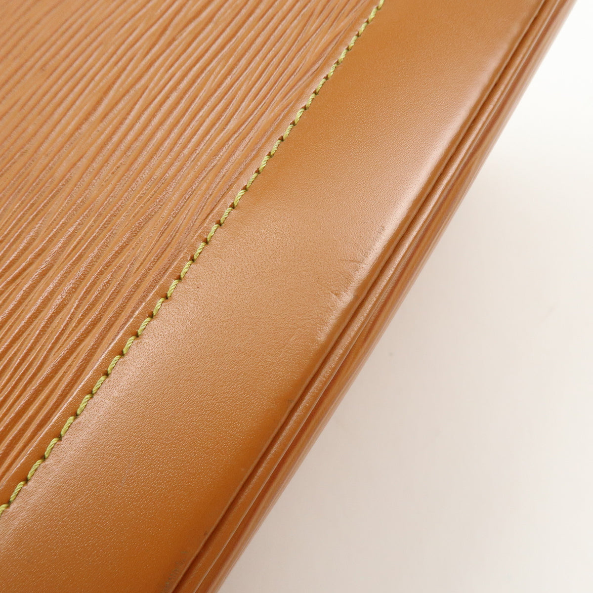 Louis Vuitton Epi Alma PM Hand Bag Zipang Gold M52148