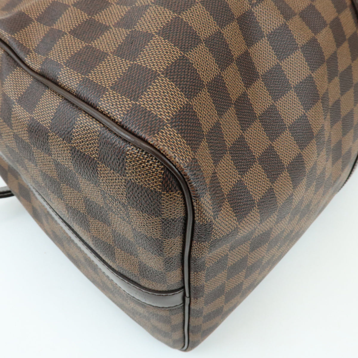 Louis Vuitton Damier Keep All Bandouliere 55 Travel Bag Brown N41414