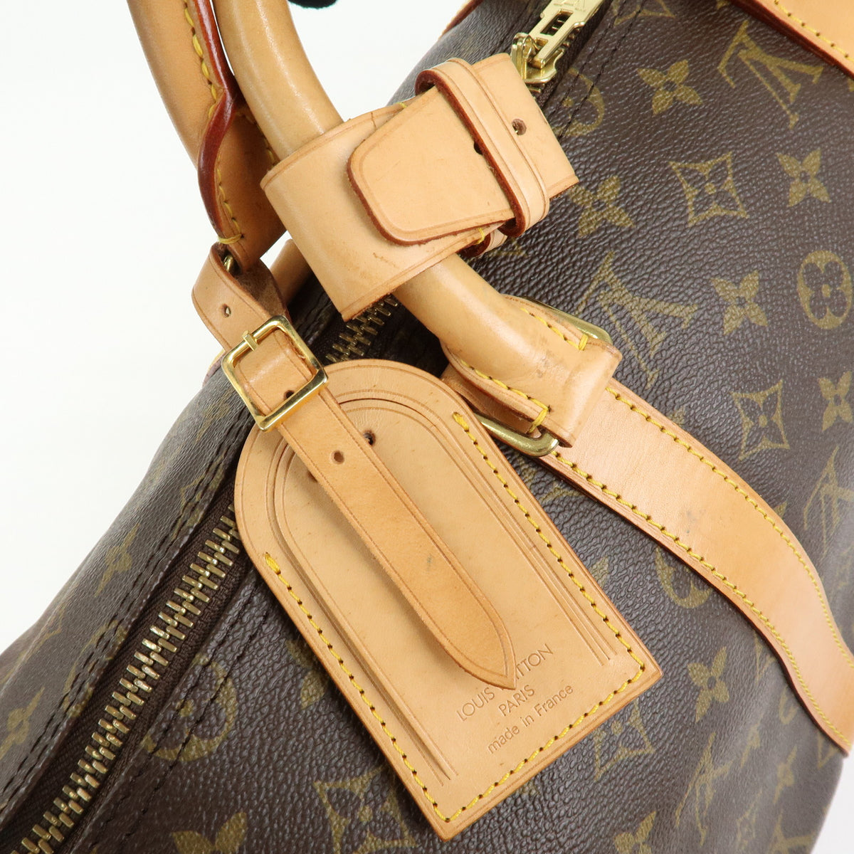 Louis Vuitton Monogram Keep All Bandouliere 50 Boston Bag M41416