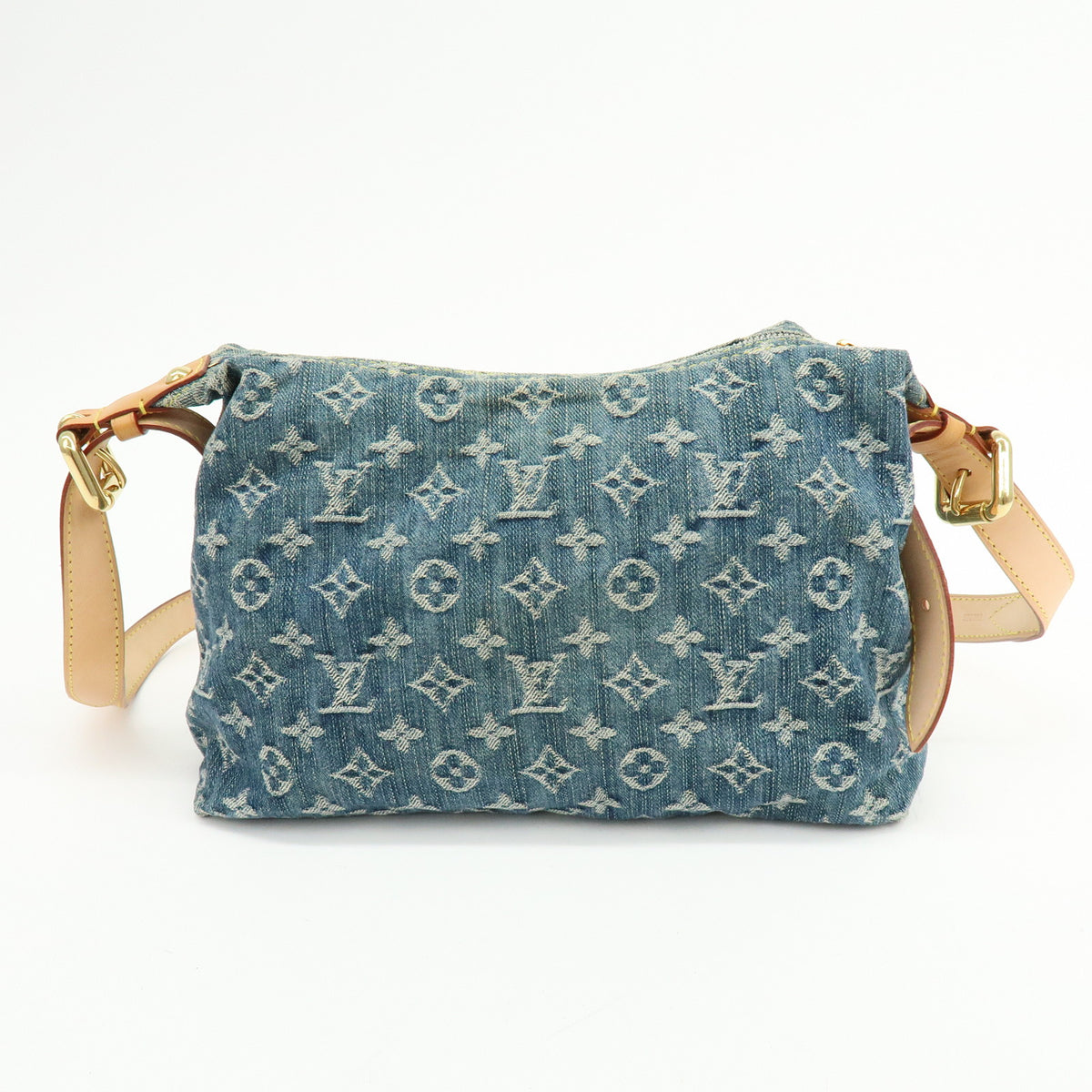 Louis Vuitton Monogram Denim Baggy PM 2Way Shoulder Bag Blue M95049 Lot